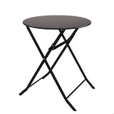 thumbnail of Mesa redonda plegable jardín metal Aktive