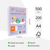 thumbnail of Paquete de folios A4 de 200gr con 500 Hojas Blancas para Uso Escolar y Entornos Laborales- Ofituria