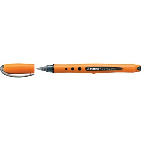 Tintenroller worker®+ fine, 0,3 mm, schwarz