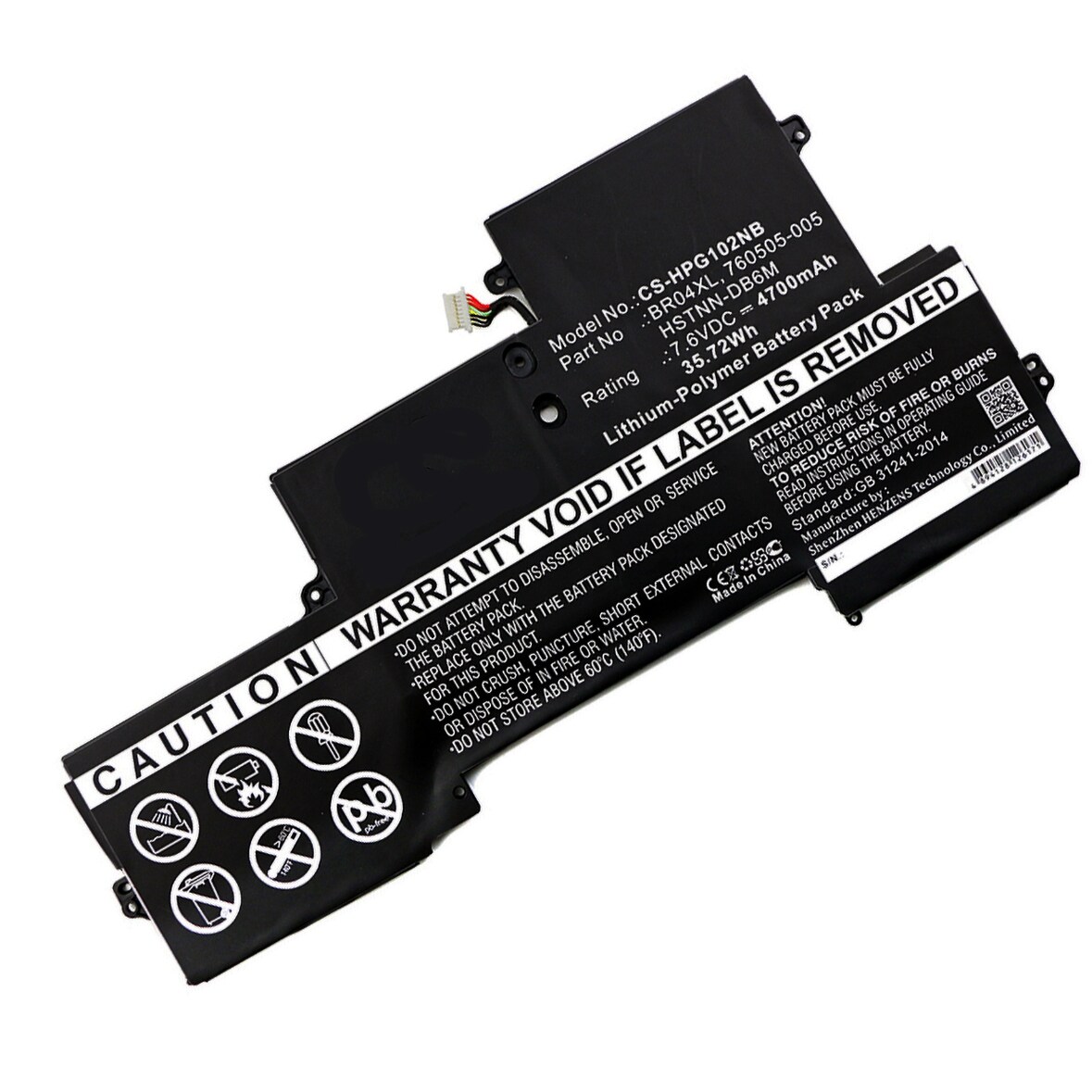 Akku kompatibel mit HP EliteBook Folio 1020 G1