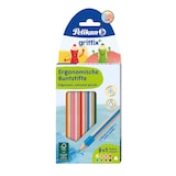 thumbnail of PELIKAN 700856 Farbstiftetui griffix® - dick, 8+1 Stück, sortiert, dreikant