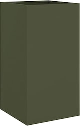 thumbnail of vidaXL Pflanzkübel Olivgrün 42x38x75 cm Stahl