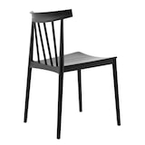 thumbnail of Set van 4 zwarte kunststof terrasstoelen
