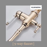 thumbnail of Julián | Estera de filtro brillante dorada de 3 vías vintage|Grifo de Osmosis de Acero Inoxidable para Catering Cocina  Retro filtro 360° 3 conexiones