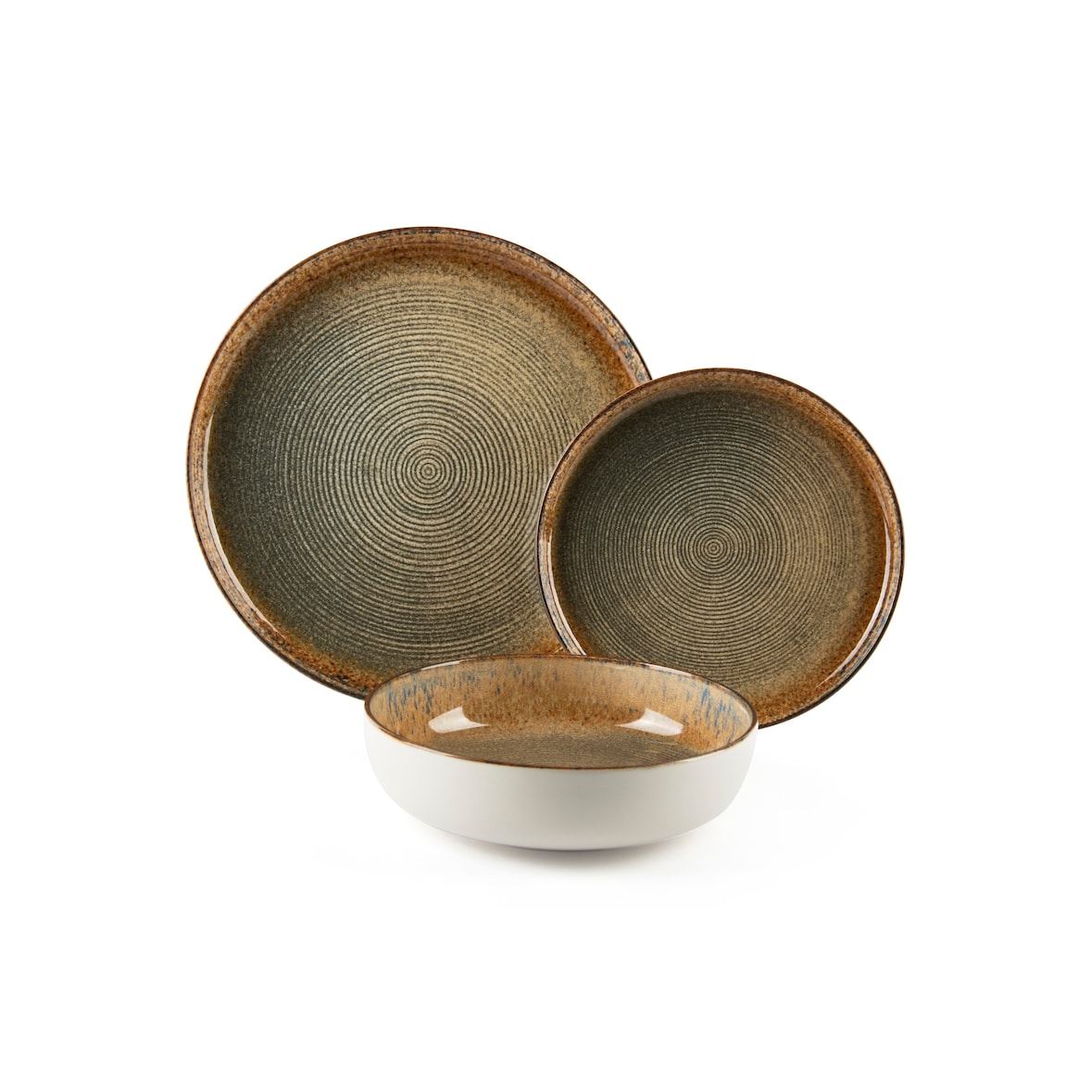 Excelsa vajilla de 12 piezas Demetra de cerámica multicolor