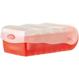 thumbnail of Karteibox Croco A8 quer Lernkartei mit 100 Karten transluzent-rot Packung mit 5 Stück