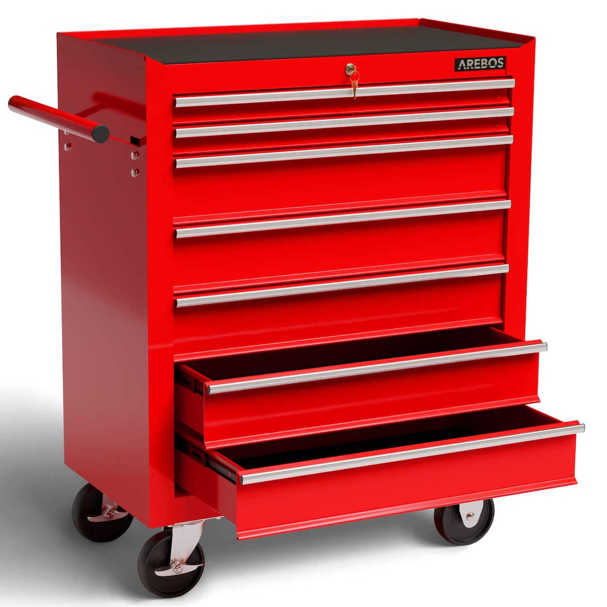 Officina Carrello Portautensili Cassetta Degli Attrezzi 7 Cassetti