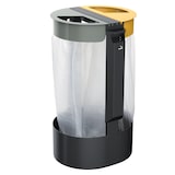 thumbnail of ROSSIGNOL Support sac sur pied 2x75L + cendrier 3L CITWIN PREMIUM gris/jaune