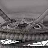 thumbnail of tectake Poltrona giratória de rattan GARGANO  Cinzento