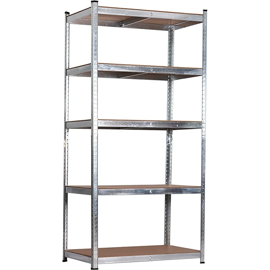 Garden Friend Etagère en métal et MDF 5 étagères L. 120 cm Gris