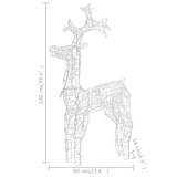 thumbnail of Renne E Slitta Decorazione Natale 90 Led 60x16x100 Cm Acrilico