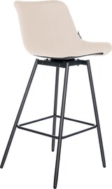 thumbnail of CHEFGASTRO 4er Set Barhocker GOLDEN GATE Schwenkbar Samt HxBxT 105x49x56cm Creme Barstuhl