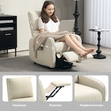 thumbnail of HOMCOM Poltrona Alzapersona Elettrica Reclinabile e Telecomando Beige