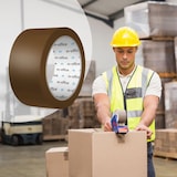 thumbnail of m-office Cinta Adhesiva, Cinta Adhesiva Marrón de Embalar, Rollo de Cinta para Embalaje de Cajas, Envíos y Mudanzas (3 und, 36mm x 120m)