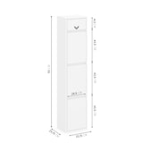 thumbnail of LUQE 3 Weiß - Mülltrennsystem 45 L (3 x 15 L)  Abfalltrenner, Recycling,  Mülltrenner, Abfalleimer, Mülleimer, Abfallsammler, Wertstoffsammler