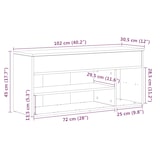 thumbnail of vidaXL Schuhbank Artisan-Eiche 102x30,5x45 cm Holzwerkstoff