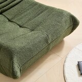 thumbnail of Chaise Lounge Sofa Teddyfleece Grün 189x112x82 cm ergonomisches Design