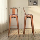 thumbnail of Taburete Industrial Mason Cobre