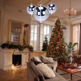 thumbnail of WellHome - Palla di Natale a LED con 4 strisce luminose Ø15cm colore argento