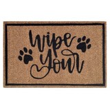 thumbnail of Kokosmatte 10er Set 60 x 40 cm Motiv Fußmatte Türvorleger Fußabtreter Schmutzfangmatte Haustür : Wipe Your