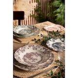 thumbnail of Excelsa service 12 assiettes Les Voyages céramique multicolore