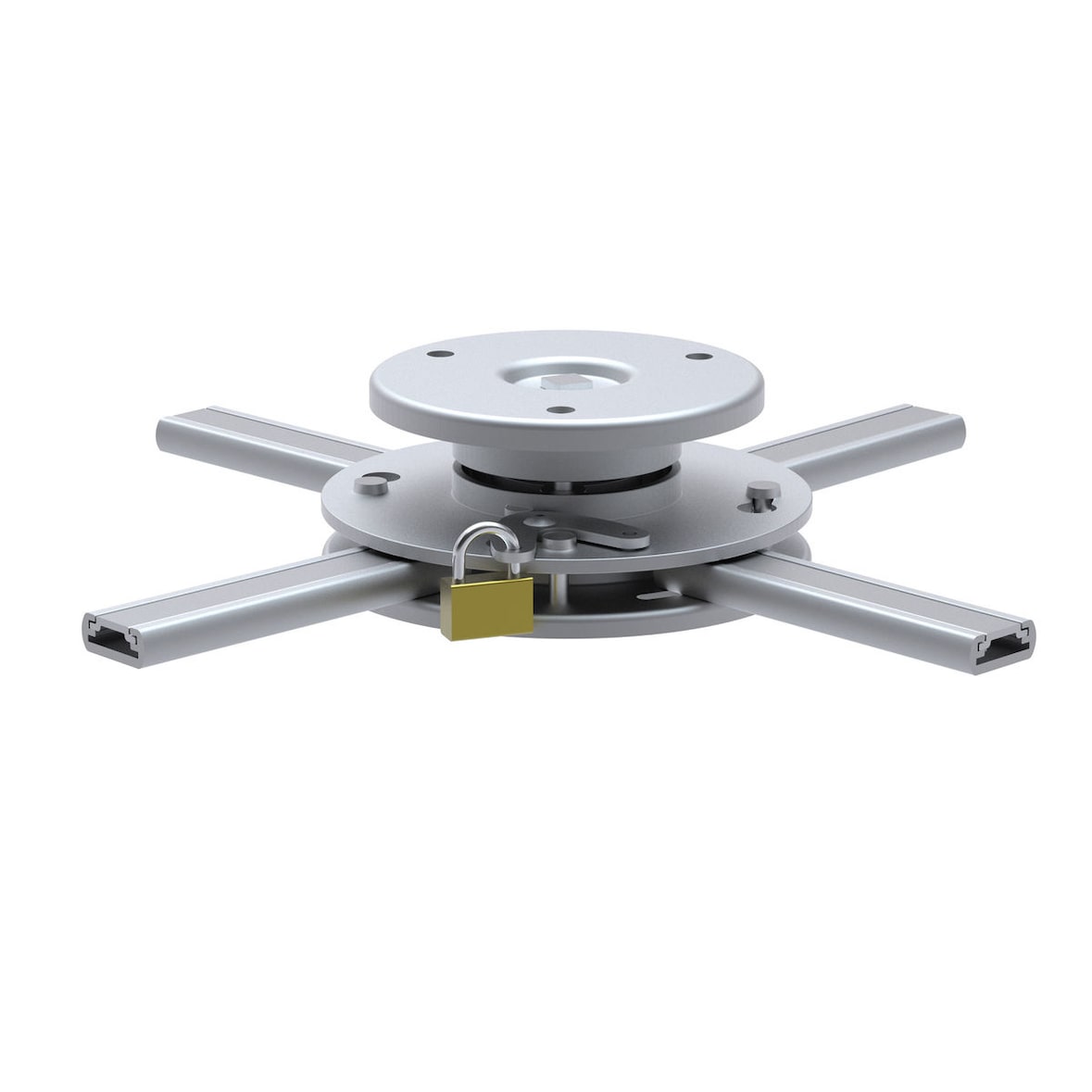 KIMEX - Support plafond vidéoprojecteur, Hauteur 6cm, Diamètre 16-33cm