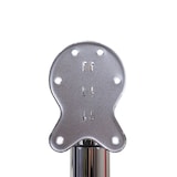 thumbnail of Set van 4 tafelpoten HWC-H35 voor bureau Tafelpoot opklapbaar draaimechanisme in hoogte verstelbaar 70-110cm ~ Inox look