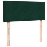 thumbnail of vidaXL Ottoman-Bett mit Matratze & LEDs Dunkelgrün 120x200 cm Samt
