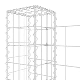thumbnail of vidaXL Gabionenkorb U-Form mit 2 Säulen Eisen 140x20x100 cm
