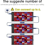 thumbnail of Lâmpada de Cultivo, Lâmpada LED para Cultivo, Espectro Completo com 98 LEDs, Lâmpada de Cultivo Hidropónico VETS