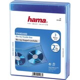 thumbnail of Hama 2fach Blu-ray Hülle 2 CDs/DVDs/Blu-rays Polypropylen Blau 3 St. (B x H x T) 135 x 170 x 10 mm 0