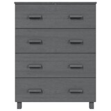 thumbnail of Helloshop26 - Buffet Sideboard Kommode Kleiderschrank Aufbewahrungsmöbel Organizer Küche Wohnzimmer dunkel 79 x 40 x 103,5 cm 02_0032166