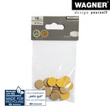 thumbnail of WAGNER Spezialgleiter SYNO 16tlg. - Ø 15 x 3 mm, Spezialfaser, selbstklebend, braun, als Gleitpad, robust - 16101599