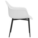 thumbnail of Sillas de comedor 6 unidades blancas PP