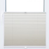 thumbnail of Thermo Black Out Plissee 100x200 cm beige silber metallic 100% Verdunkelnd