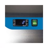 thumbnail of Armadio refrigerato ventilato porta vetro capacità 1400 lt temp. da 0°C a +8°C - classe C