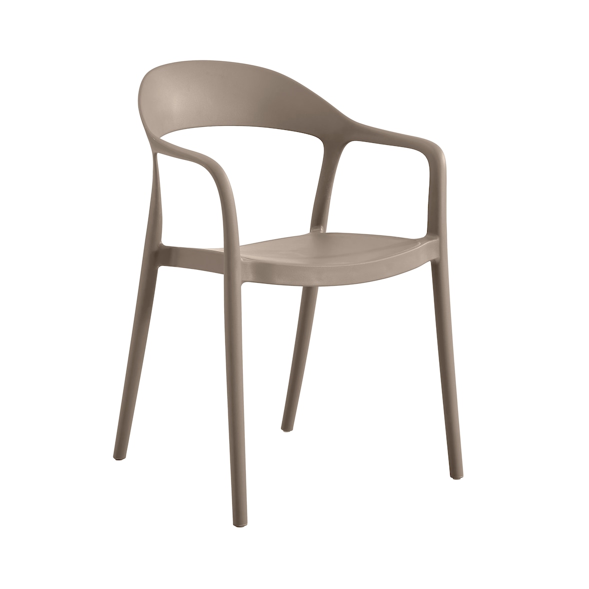 METRO PROFESSIONAL Gastro Armlehnstuhl stapelbar Laveria, Kunststoff, jute