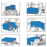 thumbnail of NAKLOE - Lona impermeable 3x4m - Lona cubretodo - Lona de proteccion universal - Cubre todo - Lona impermeable - Lona exterior - Lona de plastico