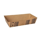 thumbnail of 480 Snacktrays, Pappe 3,8 cm x 8,5 cm x 15,5 cm braun "Maori" extra groß