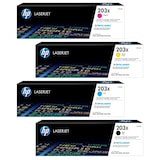 thumbnail of HP 203X 4er Pack Farben Magenta, Cyan, Gelb und Schwarz // Original LaserJet Tonerkartusche // CF540X, CF541X, CF542X, CF543X