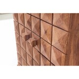 thumbnail of Hausbar Akazie Massivholz 65x91x50 cm Weinbar ausklappbar, Kleine Bar modern, Barschrank mit Türen, Spirituosenschrank mit Aufbewahrung für Flaschen