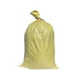 thumbnail of 100x Schwerlastsack Gewebesack Hochwassersack Getreidesack Lagersack PP mit rotem Streifen 500 x 800 mm 30 kg gelb