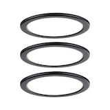 thumbnail of Paulmann Éclairage sous-meubles LED Pukk 3x3,5W 65mm 3x210lm 230V rond Noir 99990