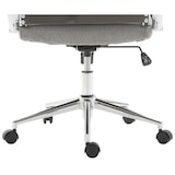 thumbnail of Sedia ufficio KOLUMBUS in tessuto grigio
