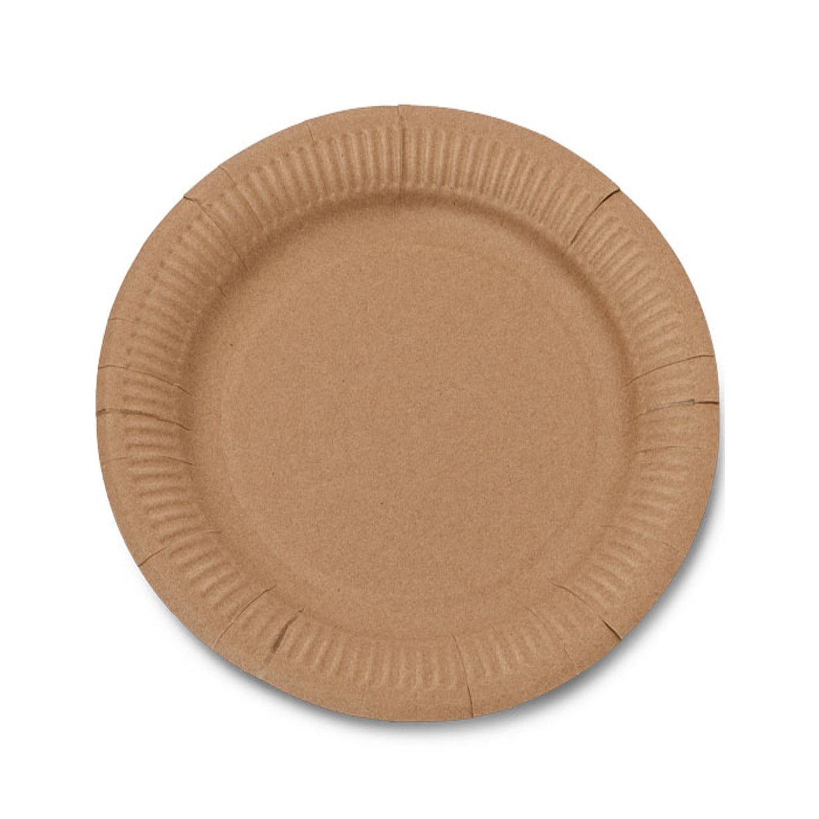 Teller Ø 22cm Rund Kraft Card 4x10un
