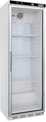 thumbnail of Kühlschrank FOSSA | 1x abschließbare Glastür + LED | 350 Liter, HxBxT 185,5x60x58,5cm | +2/+8°C | Weiß + CHEFGASTRO Geschirrtuch