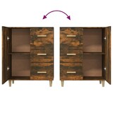 thumbnail of Helloshop26 - Buffet Sideboard Kommode Kleiderschrank Aufbewahrungsmöbel Organizer für Küche Wohnzimmer Lounge 69,5 x 34 x 90 cm 02_0031043