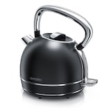 thumbnail of Arendo Wasserkocher mit Temperatureinstellung, 1,7 l, 2200 W, Edelstahl Retro Style Vintage, Überhitzung & Trockenkochschutz, schwarz