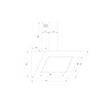thumbnail of Campana Extractora Decorativa EVVO CE43 Cristal Black