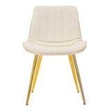 thumbnail of Sedia Crema Dorato Set 2 PZ cm 51X59X79 - PARISREMA GOLD